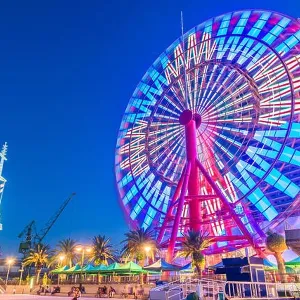 Kobe, Japan harbor and park