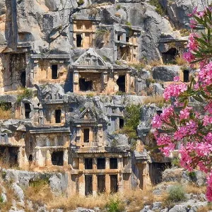 Lycian rock tombs, Myra (Demre), Turkey Lycian rock tombs, Myra (Demre), Turkey