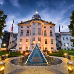 The Maine State House in Augusta, Maine, USA The Maine State House in Augusta, Maine, USA