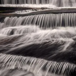 Moody long-exposure water blurs at Grogan Creek Falls - Butter Gap Trail, Pisgah National Forest, near Brevard, North Carolina, USA Moody long-exposure water blurs at Grogan Creek Falls - Butter Gap Trail, Pisgah National Forest, near Brevard, North Carolina, USA