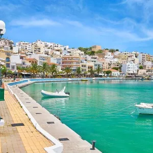 Promenade in Sitia, Crete Island, Greece Promenade in Sitia, Crete Island, Greece