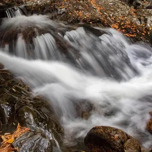 Sunburst Falls or Pigeon River Cascades off of Highway 215 - Pisgah National Forest, near Brevard, North Carolina, USA Sunburst Falls or Pigeon River Cascades off of Highway 215 - Pisgah National Forest, near Brevard, North Carolina, USA