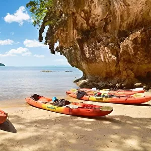 Thailand - Krabi province, Phang Nga Bay, canoe trip