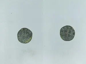 Frankish Prints: 1 Denier of Charles I or II from Clarentza