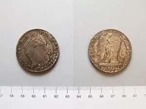 Limoges Prints: 1 Écu of Louis XVI, King of France from Limoge