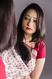 Saree Prints: 1 indian Housewife Woman Stress