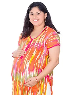 Creative Ideas Prints: 1 indian Pregnancy Woman