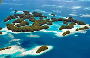 Aerial Photo Prints: 1000 islands, Palau, Micronesia, Bismarck Archipelago