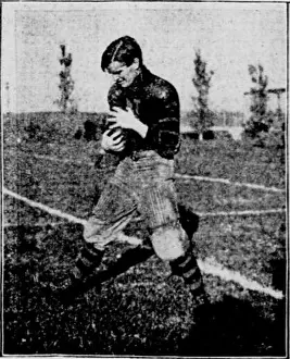1043 Midshipman Halsey playing football