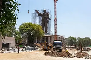 Hyderabad Prints: 125 ft tall Dr Babasaheb Ambedkar Statue in Hyderabad