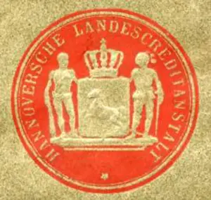 Seals Prints: 1399 Siegelmarke Hannoversche Landescreditanstalt W0237556