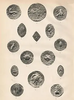 1907 Prints: 13C ENGLISH SEALS. Fitz-Alan Gilbert Berners Golton Franc Firt Bruce Carter 1907