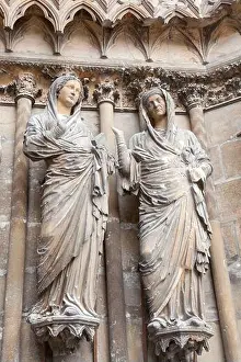 Mason Prints: The 13th-century Reims or Rheims cathedral of Notre-Dame