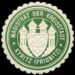 Legal Prints: 1478 Siegelmarke Magistrat der Kreisstadt Kyritz-Prignitz W0309814