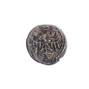 Saint Peter Prints: 15th-century heller coin depicting Saint Peter holding keys