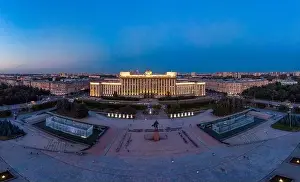 Neoclassicism Prints: 16 08 2018 - ST PETERSBURG, RUSSIA: Beautiful panorama view from drone