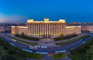 16 08 2018 - ST PETERSBURG, RUSSIA: Beautiful panorama view from drone