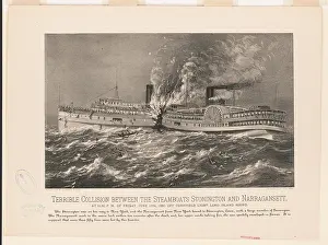 1605 Terrible collision between the steamboats Stonington and Narragansett- at 11.30 p.m. of Friday, June 11th, 1880, off Cornfield Light, Long Island Sound LCCN2002697103