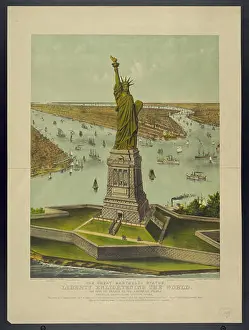 National Symbol Prints: 1640 The great Bartholdi statue
