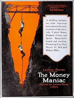 Social Commentary Prints: 1657 The Money Maniac (1921) - 1