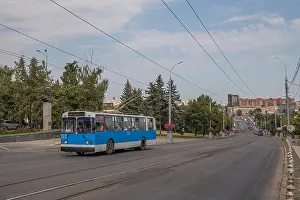 Trolleybus Prints: 17.08.2021. Ukraine, Vinnytsia. Urban electric transport - tram and trolleybus