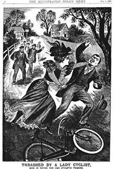 1744 thrashed lady cyclist Trending Item 2