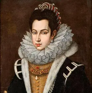Royal Portrait Prints: This 17th-century Spanish portrait captures a noble lady in regal attire