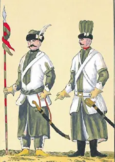 Conflicts Prints: 18 60. Ułan i pocztowy 4 Pułku Ułanów (Bielaka)