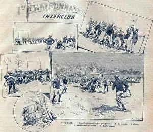 Tackle Prints: The 1892 French Rugby Championship final was the first XV competition