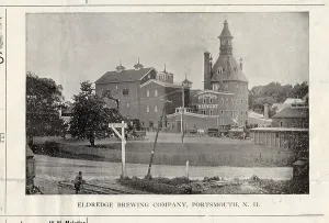 1895 Prints: 1895 advertisement for Eldredge Brewing Company in Portsmouth NH