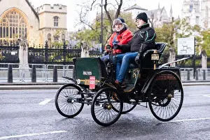 Westminster Prints: 1899 Benz car participating in the London to Brighton veteran car run