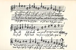 1500s Prints: The 1899 German caption reads