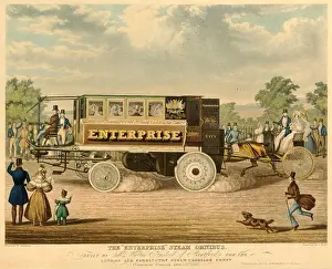 Advancement Prints: 191 Enterprise 1833 steam omnibus
