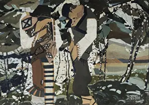Art Nouveau Modern Prints: Гурбетчия 1922; Bulgaria by Ivan Milev