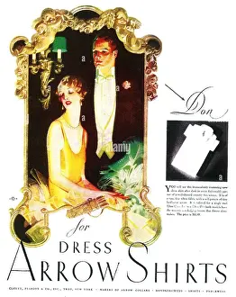 Campaign Campaigns Prints: 1929 Arrow shirts ad