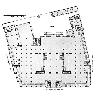 Sections Prints: The 1930 floor plan (Grundriss) of KaDeWe