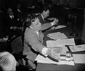 Politica Prints: 1939, 8 may, WASHINGTON, USA : The United States Mayor of New York City FIORELLO LA GUARDIA ( 1882 - 1947 )