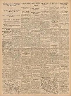 Estonia Prints: 1944 The Times reporting Red Army enter Nikopol