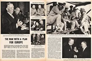 1947 Prints: 1947 Nurnberger Illustrated Magazine Marshall Plan