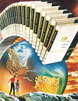 Commercials Prints: 1961 World Book Encyclopedia & Childcraft ad