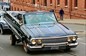 Convertible Prints: 1964 Chevrolet Impala convertible lowrider car San Francisco California USA
