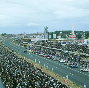 Motor Sport Prints: 1966 Le Mans start