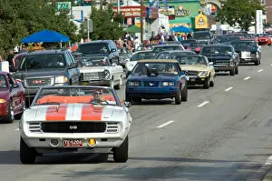 Cruising Prints: 1969 Camaro SS convertible at the 2007 Woodward Dream Cruise