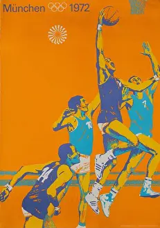 Olympic Games Prints: 1972 Summer Olympics in Munich. Museum: PRIVATE COLLECTION. Author: Otto Aicher (Otl)