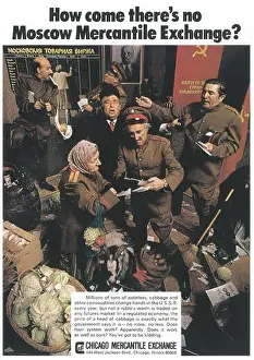 Brand Prints: 1974 Chicago Mercantile Exchange ad - 'How come there's no Moscow Mercantile Exchange?' -'Potatoes