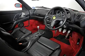 Motor Car Prints: 1994 Ferrari F355 Berlinetta interior