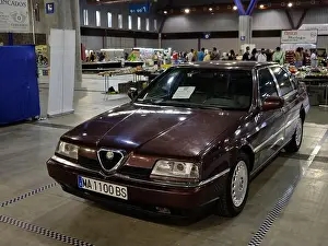 Saloon Prints: 1995 Alfa Romeo 164 Super 2.0 Twin Spark. Retro Malaga 2021, Andalusia, Spain