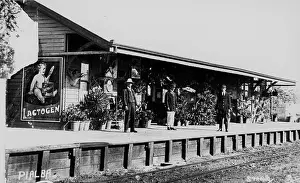 Railroads Prints: 2 172303 Pialba Railway Station, Hervey Bay, Queensland, 1912