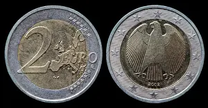 2000s Prints: 2 Euro coin, Germany, 2002