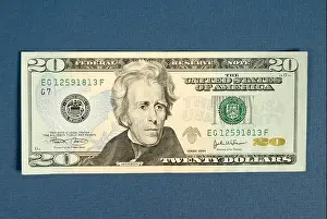 One Hundred Prints: 20 Twenty American Dollar Bill